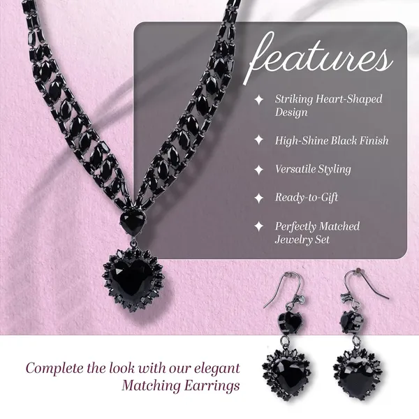 Jet_Black_Crystal_Floral_American_Diamond_Necklace_Set_For_Women