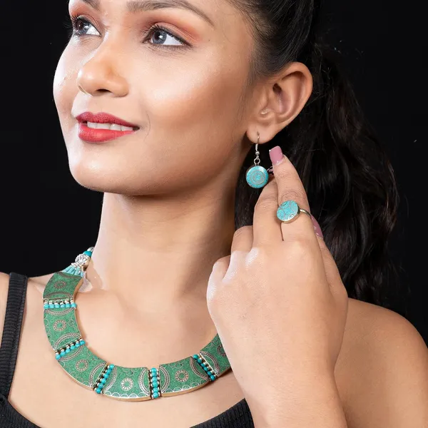 Handcrafted_Hamsa_Nepali_Necklace_Set_For_Women_Girls_Tibetan_Afghani_Metal_Beaded_Jewellery_Set_With_Necklace_Bracelet_Earrings_Ring
