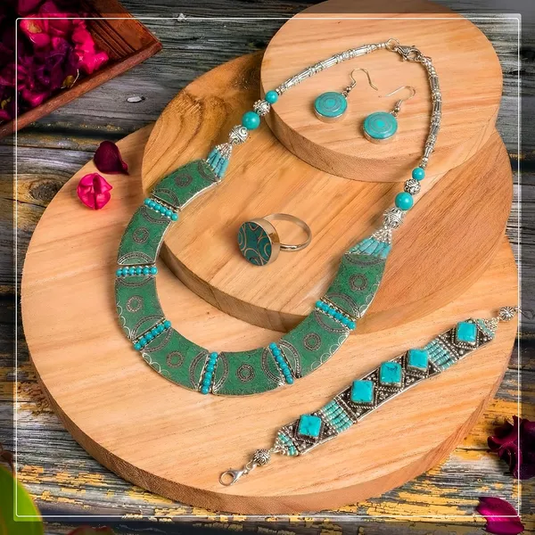 Handcrafted_Hamsa_Nepali_Necklace_Set_For_Women_Girls_Tibetan_Afghani_Metal_Beaded_Jewellery_Set_With_Necklace_Bracelet_Earrings_Ring