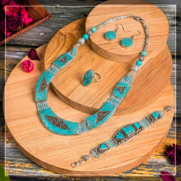 Handcrafted_Hamsa_Nepali_Necklace_Set_For_Women_Girls_Tibetan_Afghani_Metal_Beaded_Jewellery_Set_With_Necklace_Bracelet_Earrings_Ring