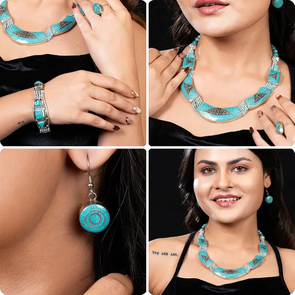 Handcrafted_Hamsa_Nepali_Necklace_Set_For_Women_Girls_Tibetan_Afghani_Metal_Beaded_Jewellery_Set_With_Necklace_Bracelet_Earrings_Ring