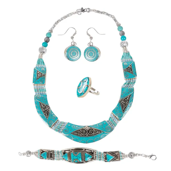 Handcrafted_Hamsa_Nepali_Necklace_Set_For_Women_Girls_Tibetan_Afghani_Metal_Beaded_Jewellery_Set_With_Necklace_Bracelet_Earrings_Ring