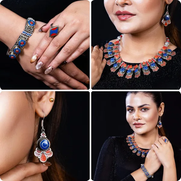 Handcrafted_Hamsa_Nepali_Necklace_Set_For_Women_Girls_Tibetan_Afghani_Metal_Beaded_Jewellery_Set_With_Necklace_Bracelet_Earrings_Ring