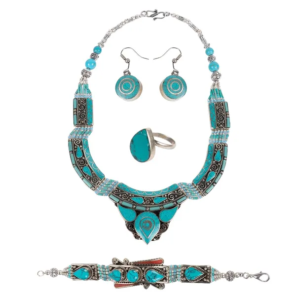 Handcrafted_Hamsa_Nepali_Necklace_Set_For_Women_Girls_Tibetan_Afghani_Metal_Beaded_Jewellery_Set_With_Necklace_Bracelet_Earrings_Ring