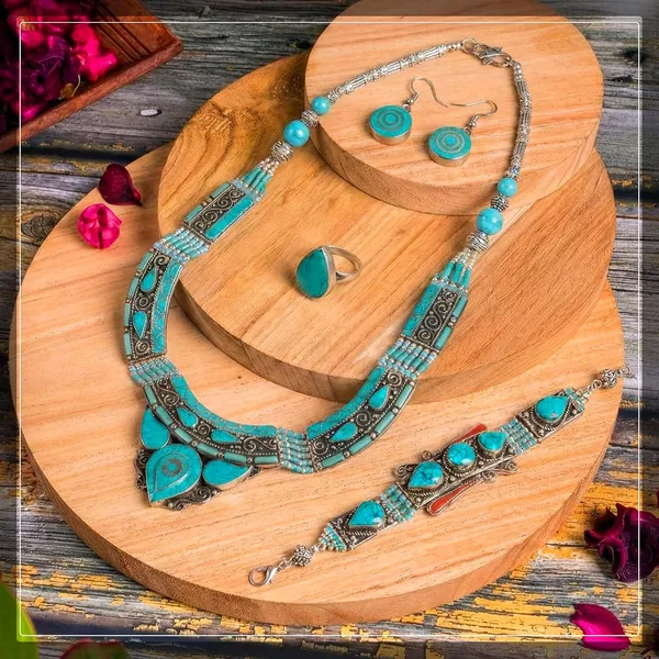Handcrafted_Hamsa_Nepali_Necklace_Set_For_Women_Girls_Tibetan_Afghani_Metal_Beaded_Jewellery_Set_With_Necklace_Bracelet_Earrings_Ring
