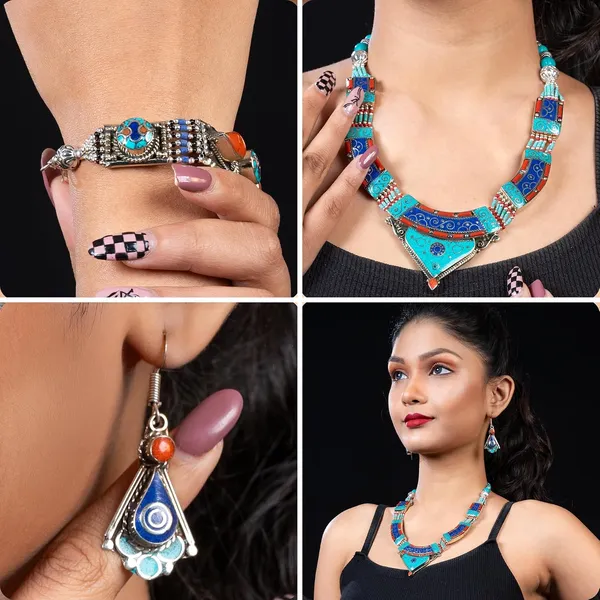 Handcrafted_Hamsa_Nepali_Necklace_Set_For_Women_Girls_Tibetan_Afghani_Metal_Beaded_Jewellery_Set_With_Necklace_Bracelet_Earrings_Ring