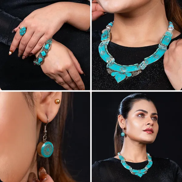 Handcrafted_Hamsa_Nepali_Necklace_Set_For_Women_Girls_Tibetan_Afghani_Metal_Beaded_Jewellery_Set_With_Necklace_Bracelet_Earrings_Ring