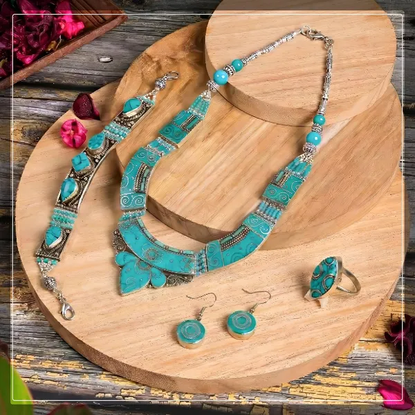 Handcrafted_Hamsa_Nepali_Necklace_Set_For_Women_Girls_Tibetan_Afghani_Metal_Beaded_Jewellery_Set_With_Necklace_Bracelet_Earrings_Ring