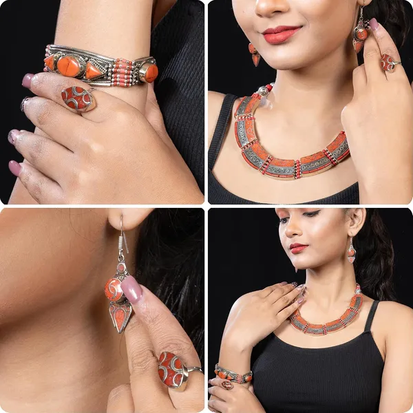 Handcrafted_Hamsa_Nepali_Necklace_Set_For_Women_Girls_Tibetan_Afghani_Metal_Beaded_Jewellery_Set_With_Necklace_Bracelet_Earrings_Ring