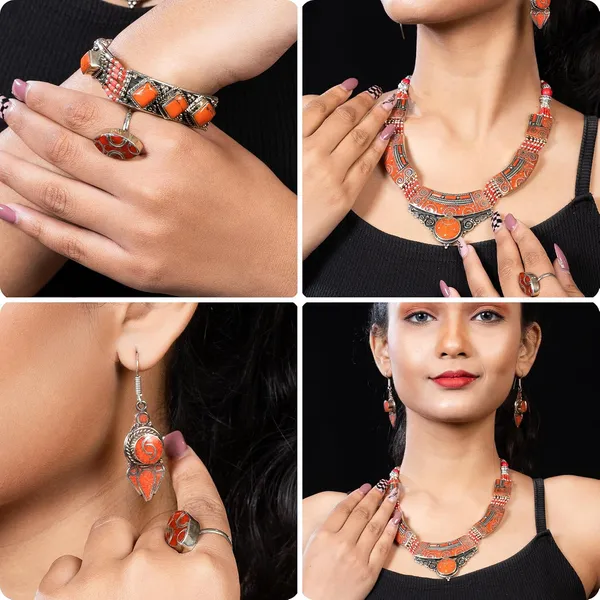Handcrafted_Hamsa_Nepali_Necklace_Set_For_Women_Girls_Tibetan_Afghani_Metal_Beaded_Jewellery_Set_With_Necklace_Bracelet_Earrings_Ring