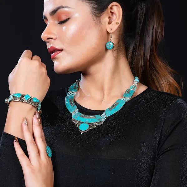 Handcrafted_Hamsa_Nepali_Necklace_Set_For_Women_Girls_Tibetan_Afghani_Metal_Beaded_Jewellery_Set_With_Necklace_Bracelet_Earrings_Ring