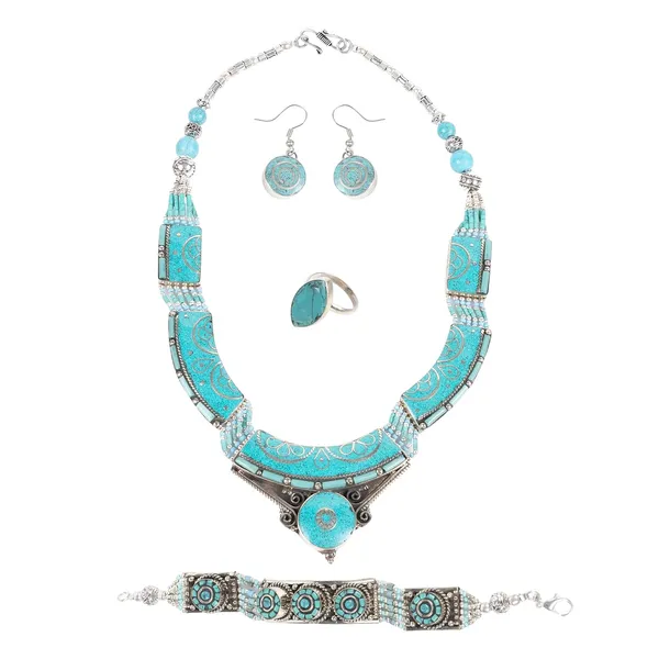 Handcrafted_Hamsa_Nepali_Necklace_Set_For_Women_Girls_Tibetan_Afghani_Metal_Beaded_Jewellery_Set_With_Necklace_Bracelet_Earrings_Ring