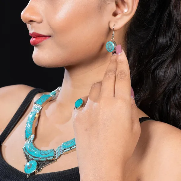 Handcrafted_Hamsa_Nepali_Necklace_Set_For_Women_Girls_Tibetan_Afghani_Metal_Beaded_Jewellery_Set_With_Necklace_Bracelet_Earrings_Ring
