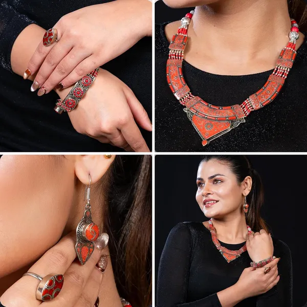 Handcrafted_Hamsa_Nepali_Necklace_Set_For_Women_Girls_Tibetan_Afghani_Metal_Beaded_Jewellery_Set_With_Necklace_Bracelet_Earrings_Ring