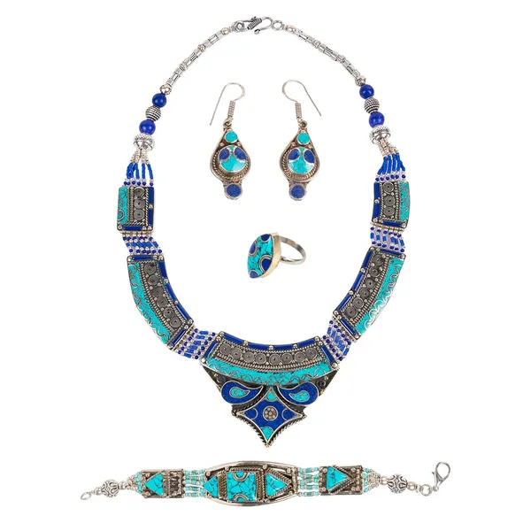 Handcrafted_Hamsa_Nepali_Necklace_Set_For_Women_Girls_Tibetan_Afghani_Metal_Beaded_Jewellery_Set_With_Necklace_Bracelet_Earrings_Ring