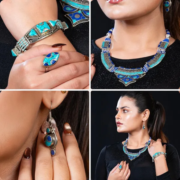 Handcrafted_Hamsa_Nepali_Necklace_Set_For_Women_Girls_Tibetan_Afghani_Metal_Beaded_Jewellery_Set_With_Necklace_Bracelet_Earrings_Ring