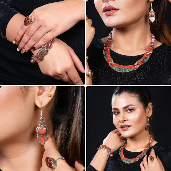 Handcrafted_Hamsa_Nepali_Necklace_Set_For_Women_Girls_Tibetan_Afghani_Metal_Beaded_Jewellery_Set_With_Necklace_Bracelet_Earrings_Ring