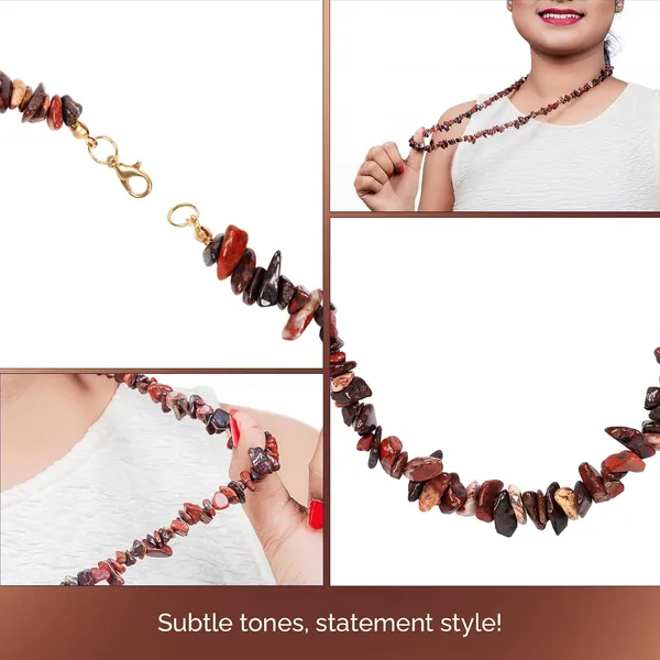 Single_Strand_Beaded_Necklace_Boho_Style_Tribal_Handcrafted_Jewellery_For_Women_Girls_Chunky_Beads_Neckpiece_With_Secure_Clasp_Lightweight_Everyday_Wear_Gifting