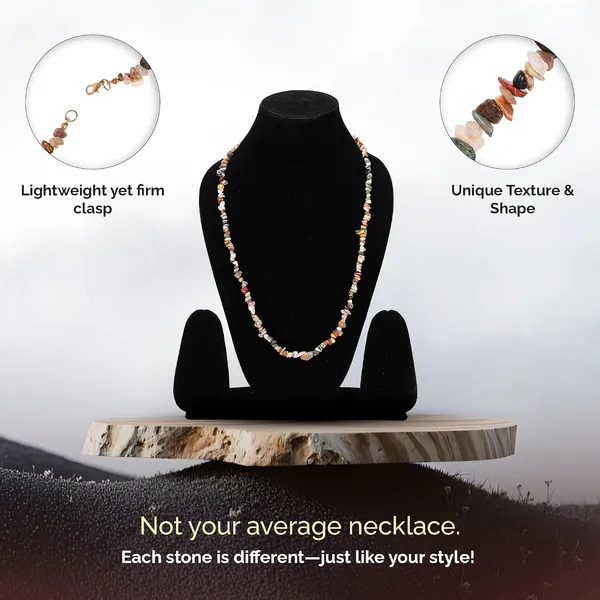 Single_Strand_Beaded_Necklace_Boho_Style_Tribal_Handcrafted_Jewellery_For_Women_Girls_Chunky_Beads_Neckpiece_With_Secure_Clasp_Lightweight_Everyday_Wear_Gifting