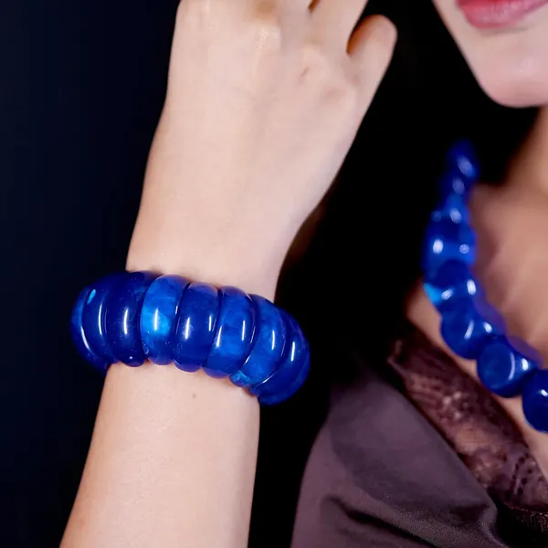 Chunky_Bubble_Bead_Elastic_Stretch_Bracelet_For_Women_Acrylic_Beaded_Stackable_Boho_Bracelet_Statement_Fashion_Jewellery_Navratri_Diwali_Party_Gift