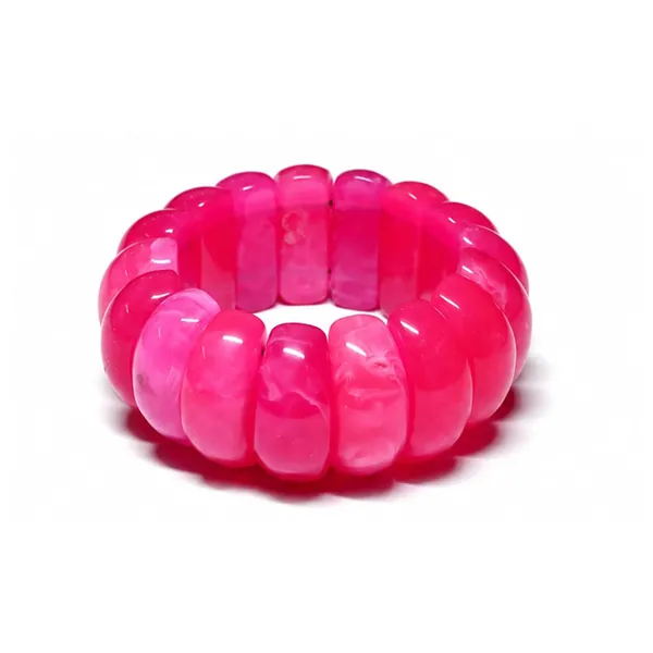 Chunky_Bubble_Bead_Elastic_Stretch_Bracelet_For_Women_Acrylic_Beaded_Stackable_Boho_Bracelet_Statement_Fashion_Jewellery_Navratri_Diwali_Party_Gift