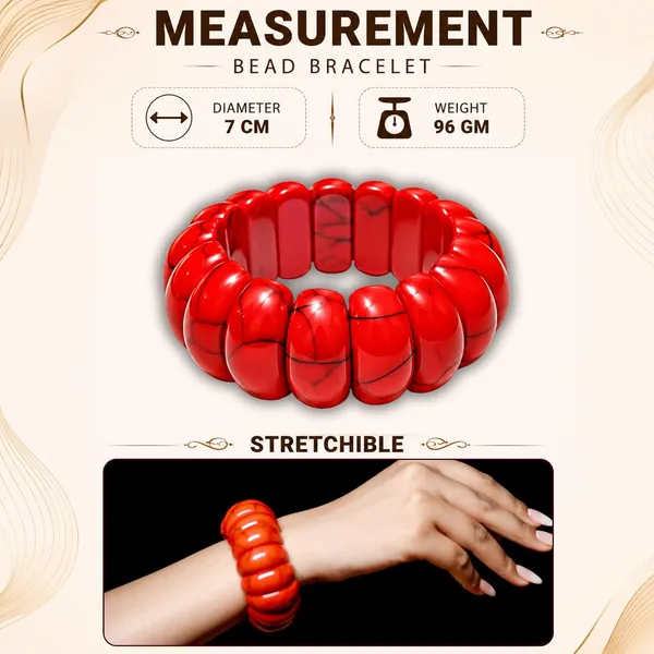 Chunky_Bubble_Bead_Elastic_Stretch_Bracelet_For_Women_Acrylic_Beaded_Stackable_Boho_Bracelet_Statement_Fashion_Jewellery_Navratri_Diwali_Party_Gift