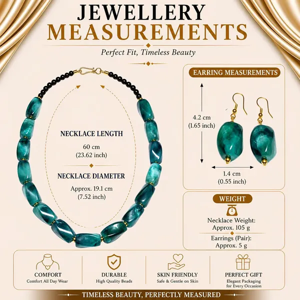 Beaded_Necklace_Set_With_Earrings_For_Women_Acrylic_Tumble_Bead_Jewellery_Navratri_Diwali_Wedding_Gift_Ethnic_Boho_Party_Daily_Wear