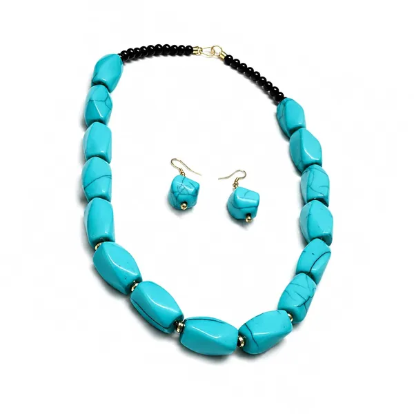 Beaded_Necklace_Set_With_Earrings_For_Women_Acrylic_Tumble_Bead_Jewellery_Navratri_Diwali_Wedding_Gift_Ethnic_Boho_Party_Daily_Wear
