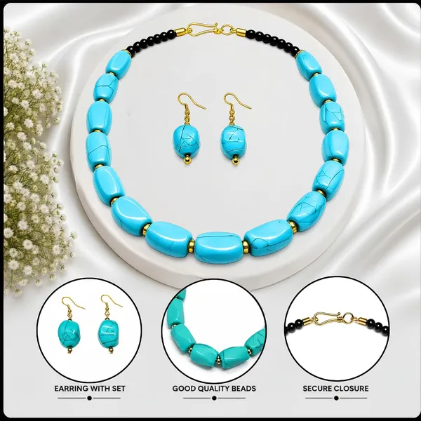 Beaded_Necklace_Set_With_Earrings_For_Women_Acrylic_Tumble_Bead_Jewellery_Navratri_Diwali_Wedding_Gift_Ethnic_Boho_Party_Daily_Wear