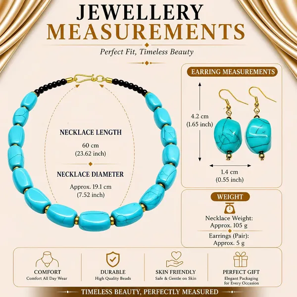 Beaded_Necklace_Set_With_Earrings_For_Women_Acrylic_Tumble_Bead_Jewellery_Navratri_Diwali_Wedding_Gift_Ethnic_Boho_Party_Daily_Wear