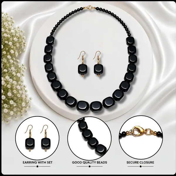 Faux_Gemstone_Bead_Necklace_For_Women_Natural_Stone_Inspired_Acrylic_Beaded_Necklace_Boho_Earthy_Statement_Jewellery_Navratri_Diwali_Party_Gift_Ethnic_Fashion
