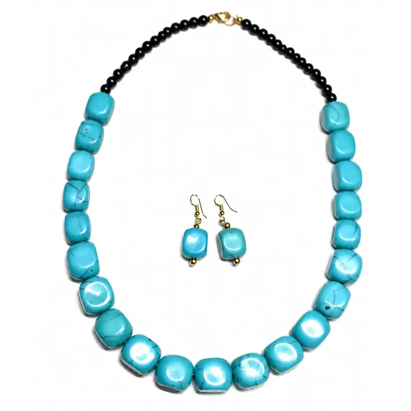 Faux_Gemstone_Bead_Necklace_For_Women_Natural_Stone_Inspired_Acrylic_Beaded_Necklace_Boho_Earthy_Statement_Jewellery_Navratri_Diwali_Party_Gift_Ethnic_Fashion