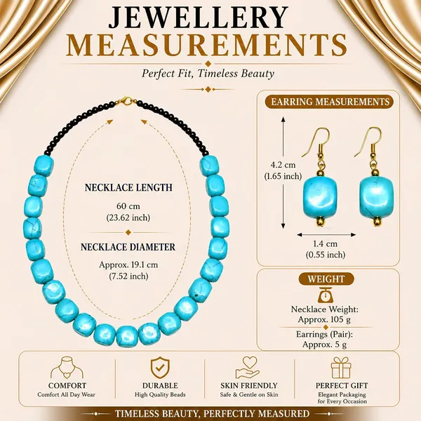 Faux_Gemstone_Bead_Necklace_For_Women_Natural_Stone_Inspired_Acrylic_Beaded_Necklace_Boho_Earthy_Statement_Jewellery_Navratri_Diwali_Party_Gift_Ethnic_Fashion