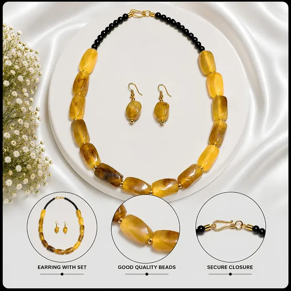 Beaded_Necklace_Set_With_Earrings_For_Women_Acrylic_Tumble_Bead_Jewellery_Navratri_Diwali_Wedding_Gift_Ethnic_Boho_Party_Daily_Wear
