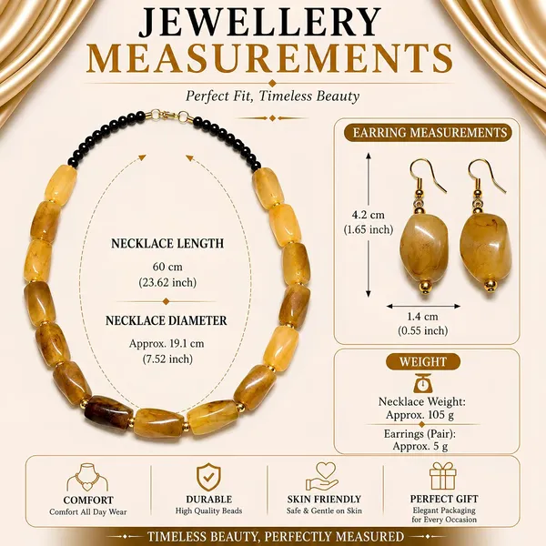Beaded_Necklace_Set_With_Earrings_For_Women_Acrylic_Tumble_Bead_Jewellery_Navratri_Diwali_Wedding_Gift_Ethnic_Boho_Party_Daily_Wear