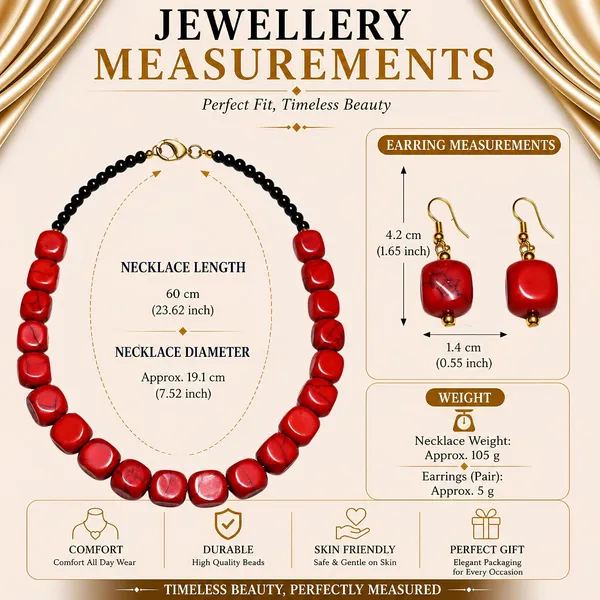 Faux_Gemstone_Bead_Necklace_For_Women_Natural_Stone_Inspired_Acrylic_Beaded_Necklace_Boho_Earthy_Statement_Jewellery_Navratri_Diwali_Party_Gift_Ethnic_Fashion