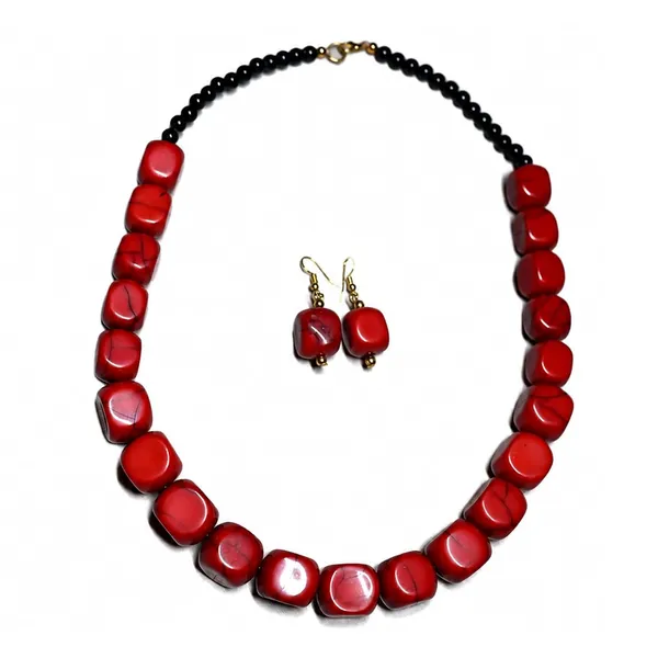Faux_Gemstone_Bead_Necklace_For_Women_Natural_Stone_Inspired_Acrylic_Beaded_Necklace_Boho_Earthy_Statement_Jewellery_Navratri_Diwali_Party_Gift_Ethnic_Fashion