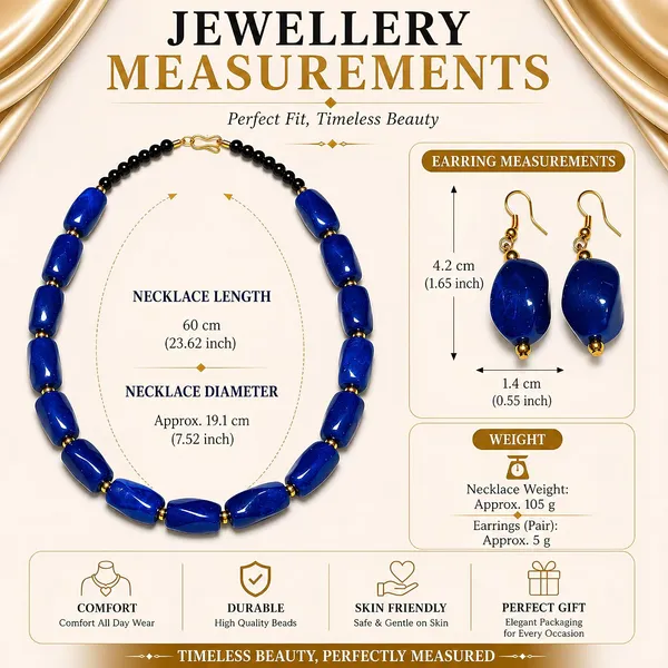 Beaded_Necklace_Set_With_Earrings_For_Women_Acrylic_Tumble_Bead_Jewellery_Navratri_Diwali_Wedding_Gift_Ethnic_Boho_Party_Daily_Wear