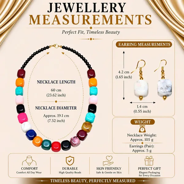 Faux_Gemstone_Bead_Necklace_For_Women_Natural_Stone_Inspired_Acrylic_Beaded_Necklace_Boho_Earthy_Statement_Jewellery_Navratri_Diwali_Party_Gift_Ethnic_Fashion