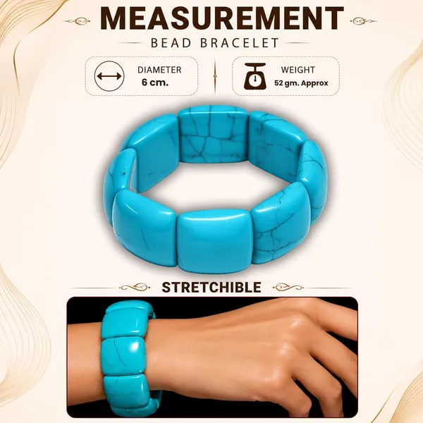 Mosaic_Chunky_Bead_Elastic_Stretch_Bracelet_For_Women_Small_Square_Stackable_Bead_Bracelet_Dainty_Acrylic_Fashion_Jewellery_Navratri_Diwali_Party_Gift_Boho_Daily_Wear