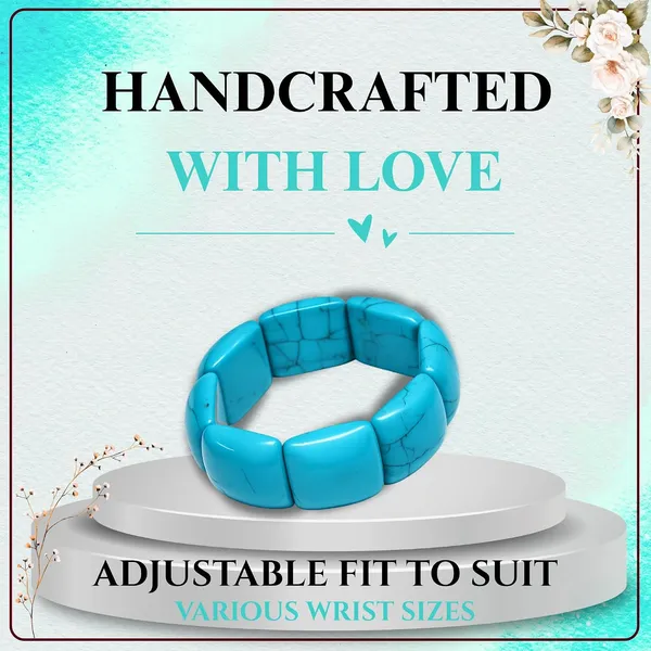 Mosaic_Chunky_Bead_Elastic_Stretch_Bracelet_For_Women_Small_Square_Stackable_Bead_Bracelet_Dainty_Acrylic_Fashion_Jewellery_Navratri_Diwali_Party_Gift_Boho_Daily_Wear