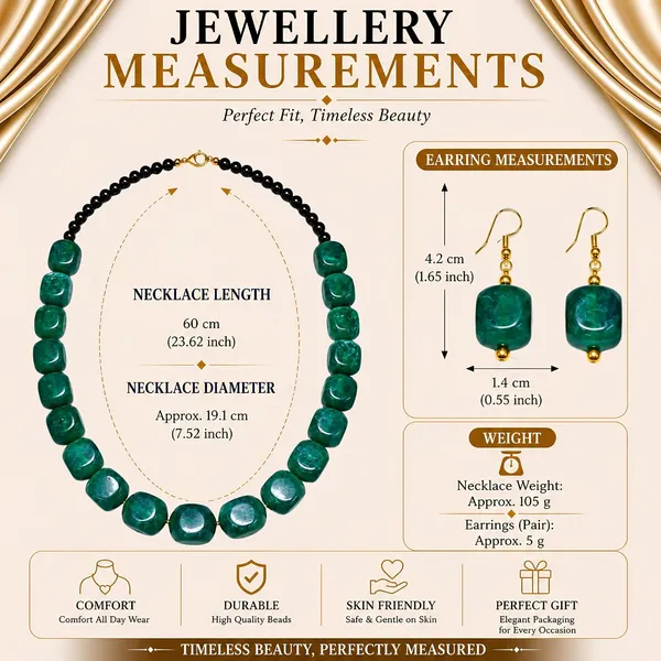 Faux_Gemstone_Bead_Necklace_For_Women_Natural_Stone_Inspired_Acrylic_Beaded_Necklace_Boho_Earthy_Statement_Jewellery_Navratri_Diwali_Party_Gift_Ethnic_Fashion