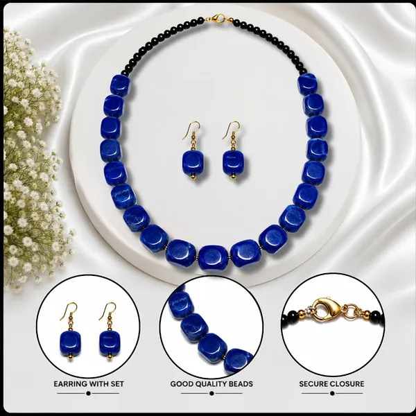 Faux_Gemstone_Bead_Necklace_For_Women_Natural_Stone_Inspired_Acrylic_Beaded_Necklace_Boho_Earthy_Statement_Jewellery_Navratri_Diwali_Party_Gift_Ethnic_Fashion