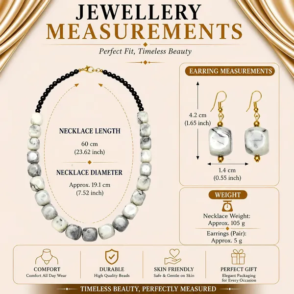 Faux_Gemstone_Bead_Necklace_For_Women_Natural_Stone_Inspired_Acrylic_Beaded_Necklace_Boho_Earthy_Statement_Jewellery_Navratri_Diwali_Party_Gift_Ethnic_Fashion