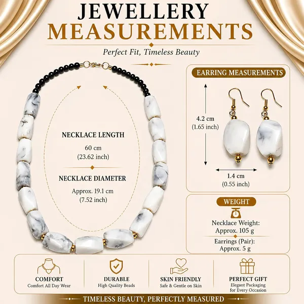 Beaded_Necklace_Set_With_Earrings_For_Women_Acrylic_Tumble_Bead_Jewellery_Navratri_Diwali_Wedding_Gift_Ethnic_Boho_Party_Daily_Wear