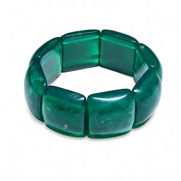 Mosaic_Chunky_Bead_Elastic_Stretch_Bracelet_For_Women_Small_Square_Stackable_Bead_Bracelet_Dainty_Acrylic_Fashion_Jewellery_Navratri_Diwali_Party_Gift_Boho_Daily_Wear