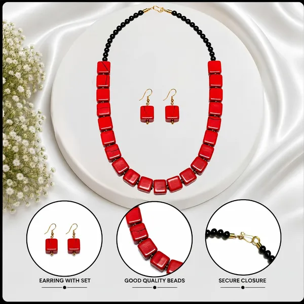 Cube_Dice_Bead_Necklace_For_Women_Chunky_Square_Block_Beaded_Statement_Necklace_Bold_Acrylic_Fashion_Jewellery_Navratri_Diwali_Party_Gift_Ethnic_Boho_Casual