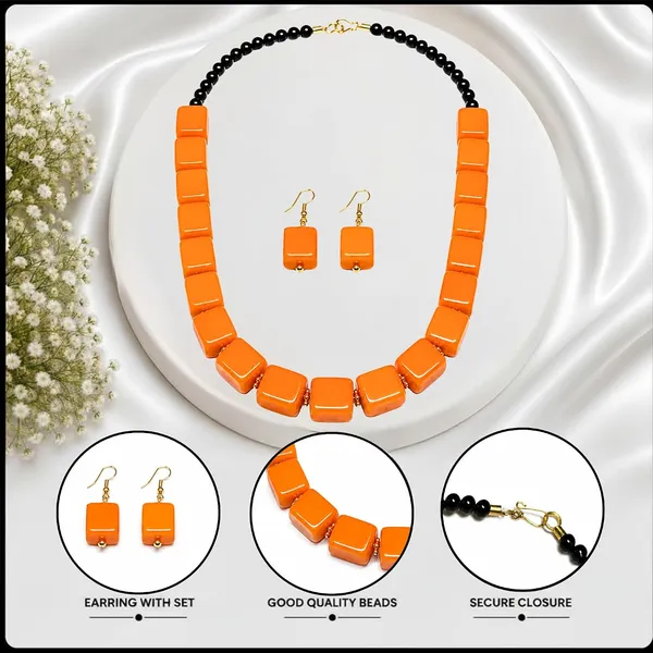 Cube_Dice_Bead_Necklace_For_Women_Chunky_Square_Block_Beaded_Statement_Necklace_Bold_Acrylic_Fashion_Jewellery_Navratri_Diwali_Party_Gift_Ethnic_Boho_Casual