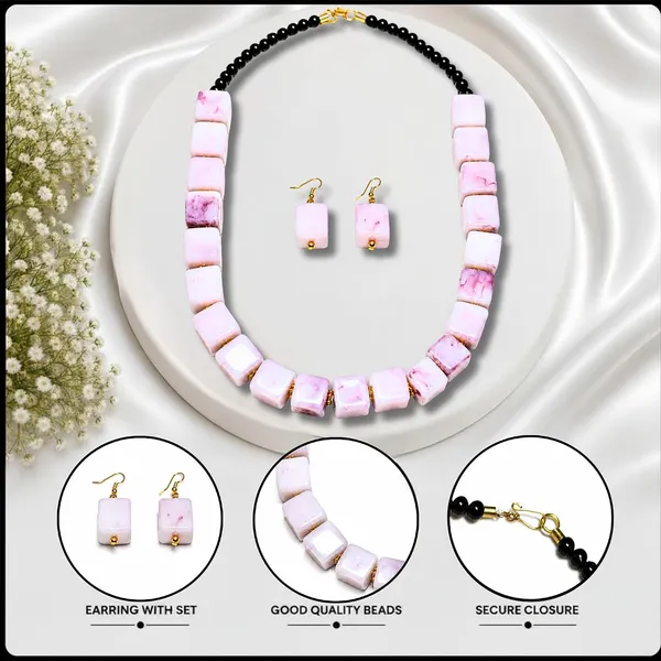 Cube_Dice_Bead_Necklace_For_Women_Chunky_Square_Block_Beaded_Statement_Necklace_Bold_Acrylic_Fashion_Jewellery_Navratri_Diwali_Party_Gift_Ethnic_Boho_Casual
