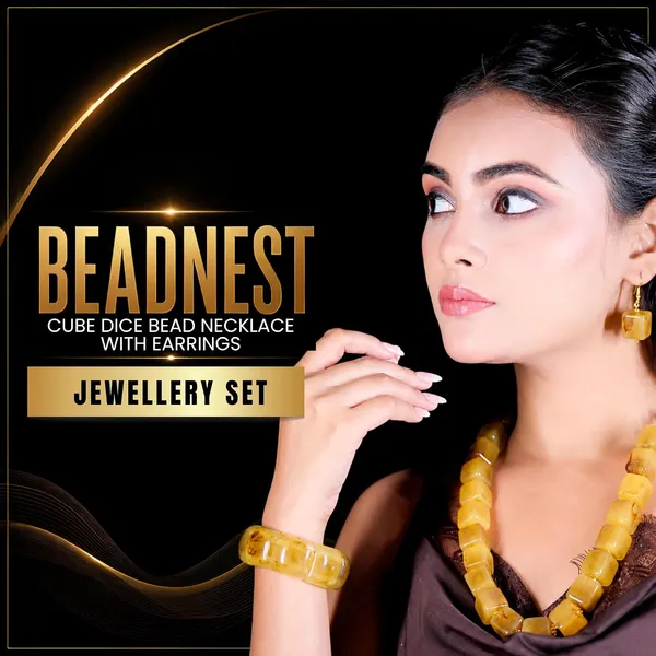 Cube_Dice_Bead_Necklace_For_Women_Chunky_Square_Block_Beaded_Statement_Necklace_Bold_Acrylic_Fashion_Jewellery_Navratri_Diwali_Party_Gift_Ethnic_Boho_Casual